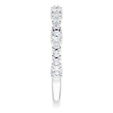 14K White 1/2 CTW Diamond Anniversary Band photo 4