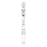 14K White 1/2 CTW Diamond Anniversary Band photo 4