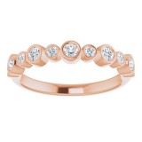 14K Rose 1/3 CTW Diamond Ring photo 3