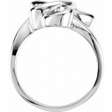 14K White Metal Fashion Ring photo 2