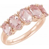 14K Rose Morganite Ring photo