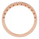 14K Rose 5/8 CTW Diamond Channel-Set Anniversary Band photo 2
