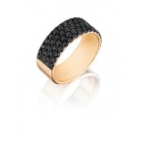 Henri Daussi 9mm Men's Wedding Band MB4 14k Gold Yellow 2.75 Ctw. photo 2