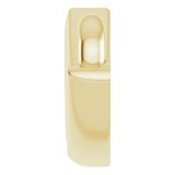 14K Yellow Curvilinear Bar 17.5 Necklace photo 3