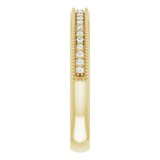 14K Yellow 2.5 mm Round 5/8 CTW Diamond Anniversary Band photo 4