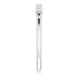 14K White 1/10 CTW Diamond Anniversary Band photo 4