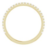 14K Yellow 1/4 CTW Diamond Anniversary Band photo 2