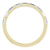 14K Yellow 1/3 CTW Diamond Anniversary Band photo 2