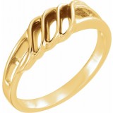 14K Yellow Freeform Remount Ring photo