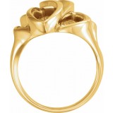 14K Yellow Freeform Ring photo 2