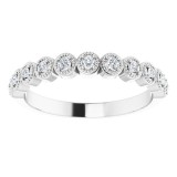 14K White 1/6 CTW Diamond Anniversary Band photo 3