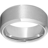 Serinium 10mm Beveled Edge Band with Stone Finish photo