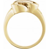 14K Yellow Freeform Ring photo 2