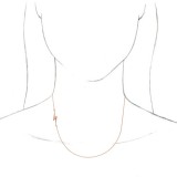 14K Rose Lightning Bolt 18 Necklace photo 3