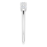 14K White 1/3 CTW Diamond Ring photo 4