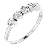 14K White 1/3 CTW Diamond Ring photo