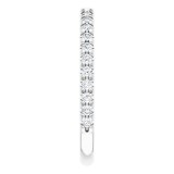14K White 1/3 CTW Diamond Matching Band photo 4
