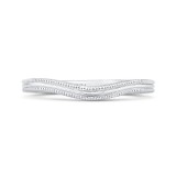 Shah Luxury Wedding Band In 14K White Gold photo