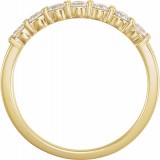 14K Yellow 1/3 CTW Diamond Anniversary Band photo 2