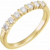 14K Yellow 1/3 CTW Diamond Anniversary Band photo