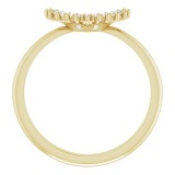 14K Yellow .08 CTW Diamond Band photo 2