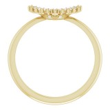 14K Yellow .08 CTW Diamond Band photo 2