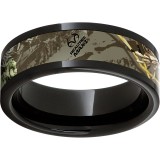 Black Diamond Ceramic Pipe Cut Band with Realtree Max 1 Inlay photo