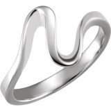 14K White Metal Fashion Ring photo