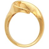 14K Yellow Freeform Remount Ring photo 2