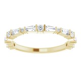 14K Yellow 1/2 CTW Diamond Anniversary Band photo 3