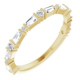 14K Yellow 1/2 CTW Diamond Anniversary Band photo