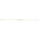 14K Yellow Patterned Bar Bracelet photo 2