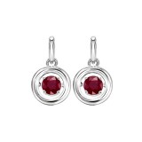 Gems One Silver (SLV 995) Rhythm Of Love Fashion Earrings photo