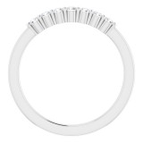 14K White 1/5 CTW Diamond Anniversary Band photo 2