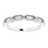 14K White 1/5 CTW Diamond Anniversary Band photo 3