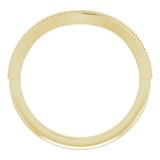 14K Yellow .07 CTW Diamond Matching Band photo 2