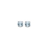 Gems One 14Kt White Gold Aquamarine (1/2 Ctw) Earring photo