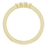 14K Yellow 1/5 CTW Diamond Anniversary Band photo 2