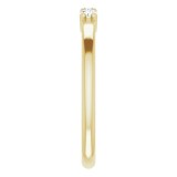 14K Yellow 1/5 CTW Diamond Anniversary Band photo 4