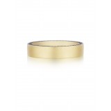Henri Daussi 5mm Men's Wedding Band MB39 14k Gold Yellow 0.75 Ctw. photo 2