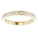 14K Yellow 3/8 CTW Diamond Stackable Ring photo 3