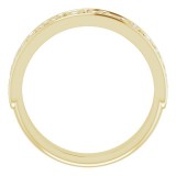 14K Yellow 1/5 CTW Diamond Anniversary Band photo 2