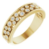 14K Yellow 1/5 CTW Diamond Anniversary Band photo