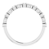 14K White 1/5 CTW Diamond Anniversary Band photo 2