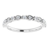 14K White 1/5 CTW Diamond Anniversary Band photo 3