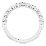 14K White 3/4 CTW Diamond Anniversary Band photo 2