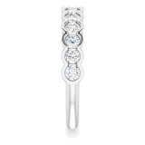 14K White 3/4 CTW Diamond Anniversary Band photo 4