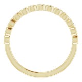 14K Yellow 1/5 CTW Diamond Anniversary Band photo 2