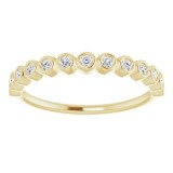 14K Yellow 1/5 CTW Diamond Anniversary Band photo 3