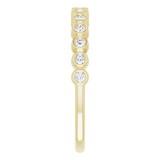 14K Yellow 1/5 CTW Diamond Anniversary Band photo 4